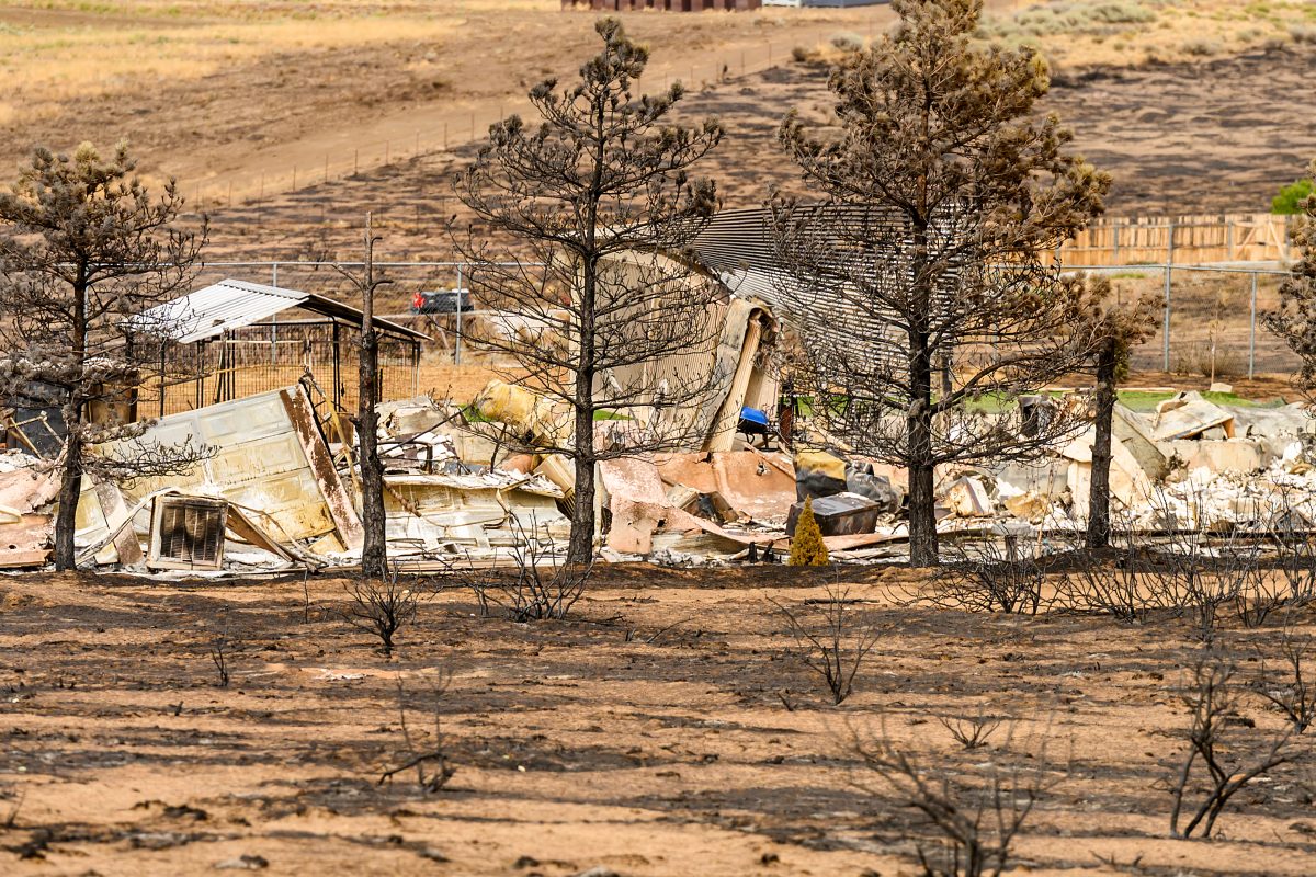 Firefighters are trying to stop a fast-moving Nevada wildfire from ...